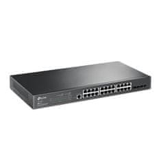 TP-LINK &quot;JetStream 24-Port Gigabit L2+ Managed Switch with 4 SFP SlotsPORT: 24× Gigabit RJ45 Ports, 4× Gigabit SFP Slo