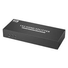 PremiumCord HDMI 2.1 splitter 1-2 porty, 8K @ 60hz, 4K @ 120Hz, 1080p, HDR +