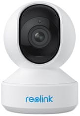 Reolink E Series E340 5MPx otočná IP kamera, 3x zoom, 2560x1920, Dual-band WiFi, SD slot až 256GB, audio, prísvit až 12m