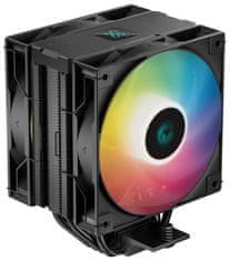 DEEPCOOL chladič AG400 DIGITAL PLUS širší / 120mm fan ARGB / 4x heatpipes / PWM / pre Intel aj AMD / čierny