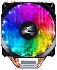 Zalman chladič CPU CNPS9X OPTIMA RGB / 120mm RGB ventilátor / heatpipe / PWM / výška 156mm / pre AMD aj Intel