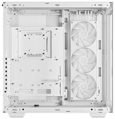 DEEPCOOL skriňa CH780 / ATX / 420 mm fan ARGB / 4xUSB 3.0 / USB-C / presklená / biela