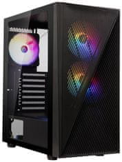 BitFenix skriňa Helios / ATX / 4x120mm FRGB fan / 2xUSB 3.0 / USB 2.0 / tvrdené sklo / čierna