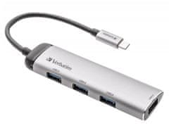 VERBATIM USB hub MULTIPORT USB-C / 4x USB 3.2