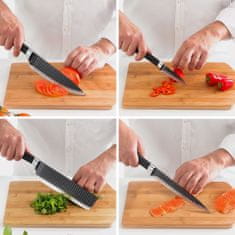 InnovaGoods Knife Set Black Shark Swiss·Q Namiutsu InnovaGoods 4 Pieces 