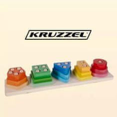 Kruzzel Triedička - drevené puzzle Kruzzel 22492 