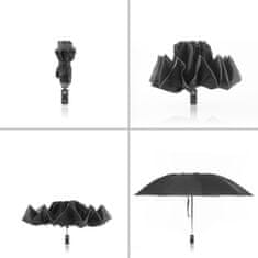 InnovaGoods Skladací obrátený dáždnik s LED Folbrella InnovaGoods 