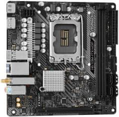 ASRock H610M-ITX/eDP/LGA1700/Intel H610/2x DDR4/HDMI/DP/M.2/WiFi/Mini-ITX