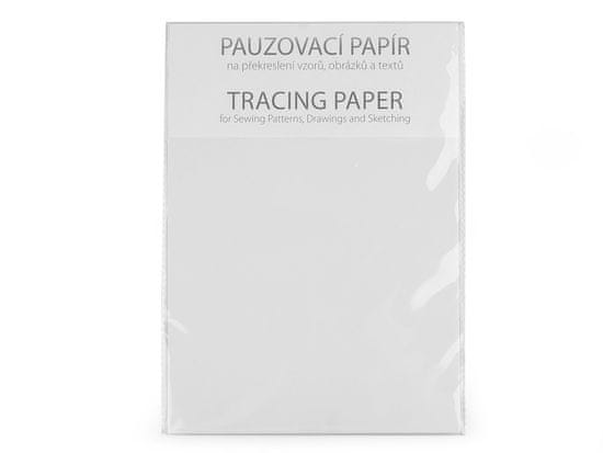 Pauzovací papier A4 75 g - biela transparent (5 ks)