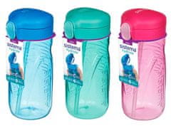 Sistema Hydrate Fľaša Quick Flip Top so slamkou 520 ml, mix farieb