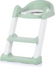 Chipolino Záchodová doska s rebríkom Tippy - biela, zelená