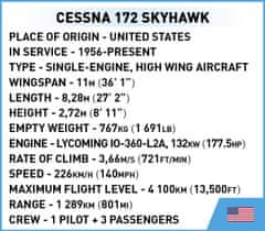 Cobi 26622 Cessna 172 Skyhawk, 1:48, 162 k