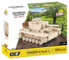 Cobi 3090 II WW Panzer III Ausf L, 1:72, 82 k