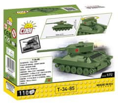 Cobi 3092 II WW Tank T-34/85, 1:72, 110 k