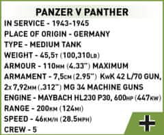 Cobi 3099 II WW Panzer V Panther, 1:72, 126 k