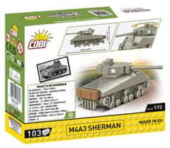 Cobi 3089 II WW Sherman M4A3, 1:72, 103 k