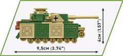 Cobi 3097 II WW Panzer IV Ausf J, 1:72, 128 k