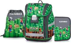 Oxybag Školský set 3ks Premium Light Playworld