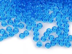 Rokajl Preciosa 8/0 - 3 mm - modrá azúrová (20 g)