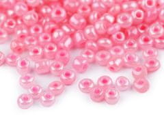 Rokajl 5/0 - 4,5 mm perleťový, nepriehľadný - ružová svetlá (50 g)