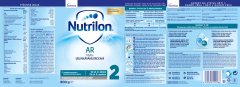 Nutrilon 6x 2 AR špeciálne pokračovacie mlieko 800 g, 6+