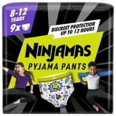 Pampers NINJAMAS Nohavičky plienkové Pyjama Pants Kozmické lode, 9 ks, 8 rokov, 27kg-43kg