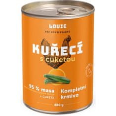 Louie Konzerva kuracie s cuketou 400g