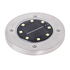 Northix Solárne záhradné osvetlenie 8 LED - 4 balenia 