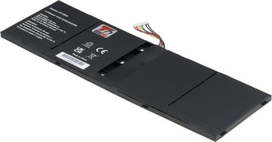 T6 power Batéria pre Acer Aspire M5-583P serie, Li-Poly, 15 V, 3530 mAh (53 Wh), čierna