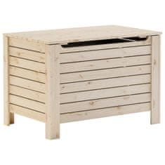 Vidaxl Úložný box s vekom RANA 80x49x54 cm borovicový masív