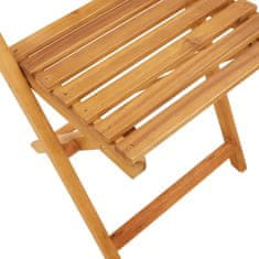 Petromila vidaXL Bistro stoličky 2 ks sivé masívne akáciové drevo a polyratan