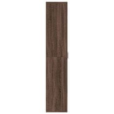 Petromila vidaXL Vysoká skrinka hnedý dub 60x35x180 cm kompozitné drevo