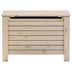 Vidaxl Úložný box s vekom RANA 100x49x54 cm borovicový masív