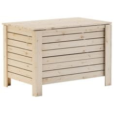 Vidaxl Úložný box s vekom RANA 100x49x54 cm borovicový masív