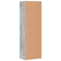 Vidaxl Vysoká skrinka betónovosivá 60x35x180 cm kompozitné drevo