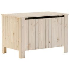 Vidaxl Úložný box s vekom RANA 80x49x54 cm borovicový masív