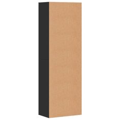 Vidaxl Vysoká skrinka čierna 60x35x180 cm kompozitné drevo