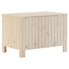 Vidaxl Úložný box s vekom RANA 80x49x54 cm borovicový masív