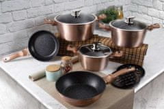 Berlingerhaus GRANITE POT SET BH-6161 ROSE GOLD 17 EA.