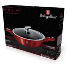 Berlingerhaus BERLINGER HAUS RED METALLIC LINE 28 cm GRANITE COOK BH-1263