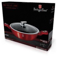 Berlingerhaus BERLINGER HAUS RED METALLIC LINE 32cm GRANITE COOK BH-1264