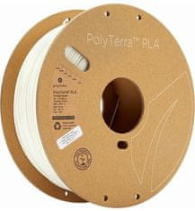 tisková struna (filament), PolyTerra PLA, 1,75mm, 1kg (PM70822), biela