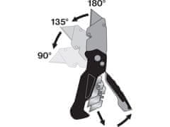 Tvardy Nôž zatvárací FASTFOLD, s vymeniteľnou lichobežníkovou čepeľou 60x19x0,6mm T00087