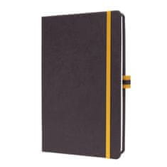 Sigel Exkluzívny zápisník "Linescape", čierna-žltá, A5, linajkový, 88 listov, tvrdé dosky, LS107
