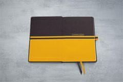 Sigel Exkluzívny zápisník "Linescape", čierna-žltá, A5, linajkový, 88 listov, tvrdé dosky, LS107