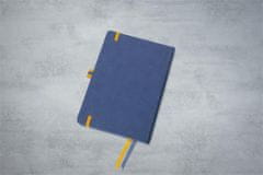 Sigel Exkluzívny zápisník "Linescape", modrá-žltá, A5, linajkový, 88 listov, tvrdé dosky, LS105