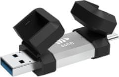 Silicon Power Mobile C51 - 64GB, USB 3.2 Gen 1, USB-C/USB-A (SP064GBUC3C51V1S)