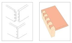 XLtools Uholník stolársky - Japonský 3D, hliníkový, dĺžka 200 mm, XL-TOOLS