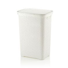 Kela Kôš na bielizeň KL-23410 BRASILIA PP plastík, biela L 43,5 cm x W 33,5 cm x H 60 cm / 60