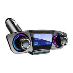 MG BT06 Bluetooth FM Transmitter autonabíjačka, čierna